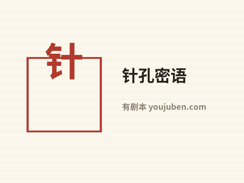 针孔密语